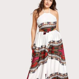 Never worn Shein backless maxi dress. 3XL